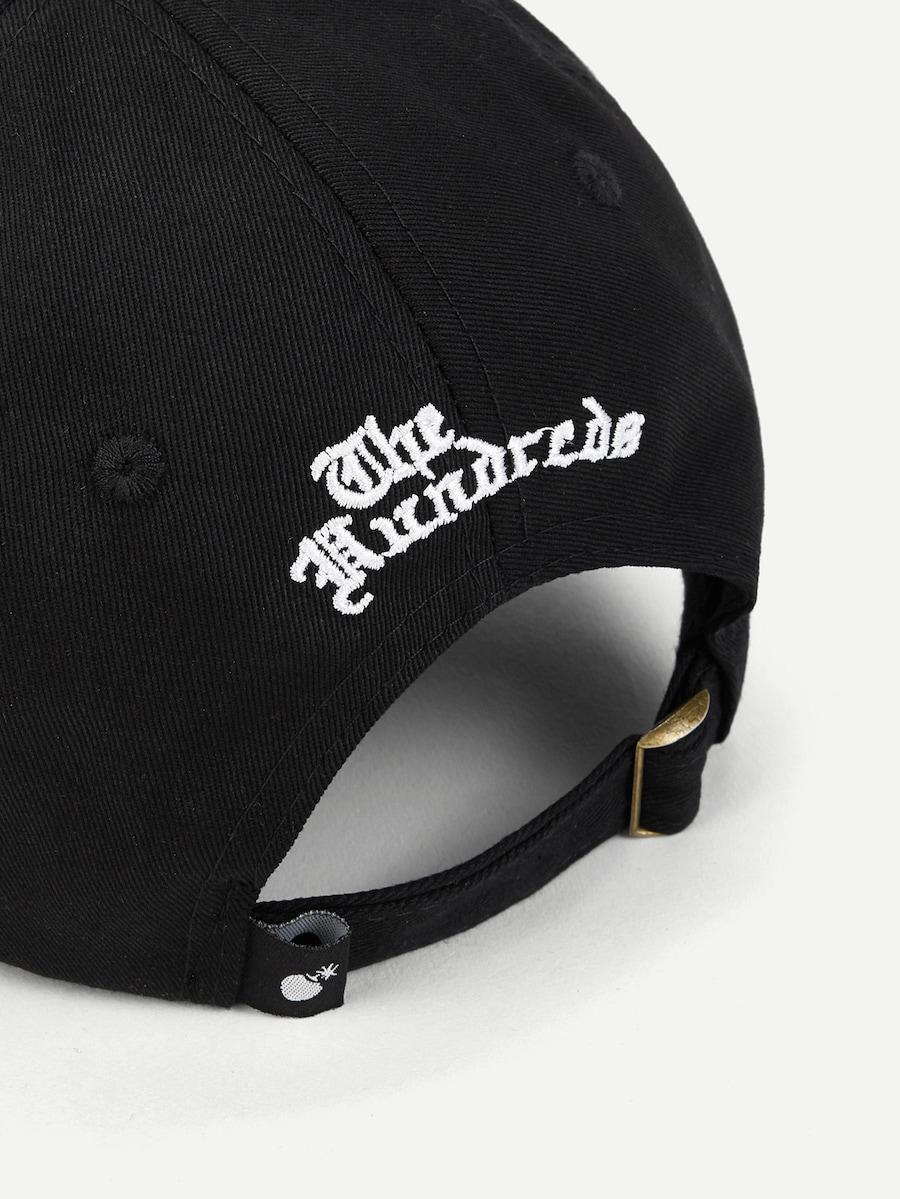 Men Rose Embroidery Baseball Cap
