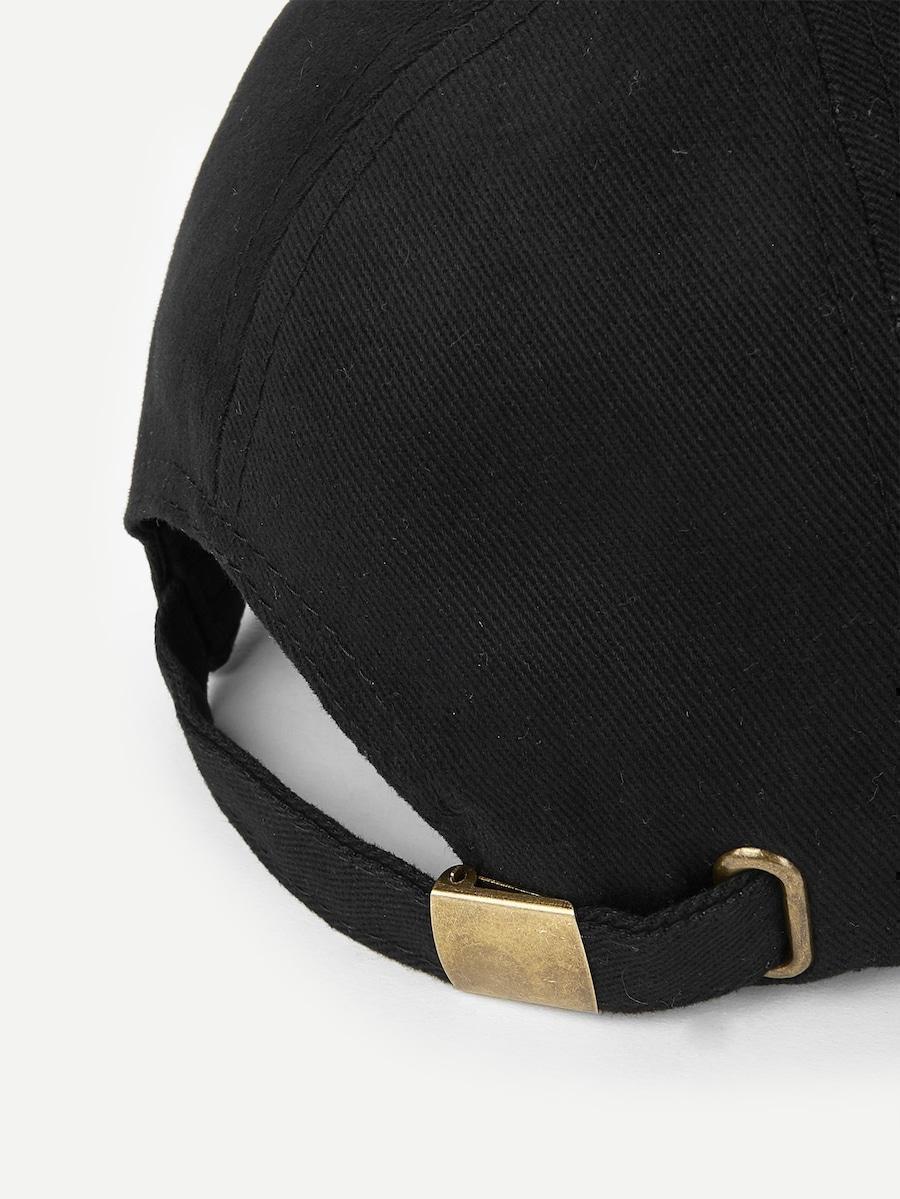 Men Patch Decor Baseball Cap