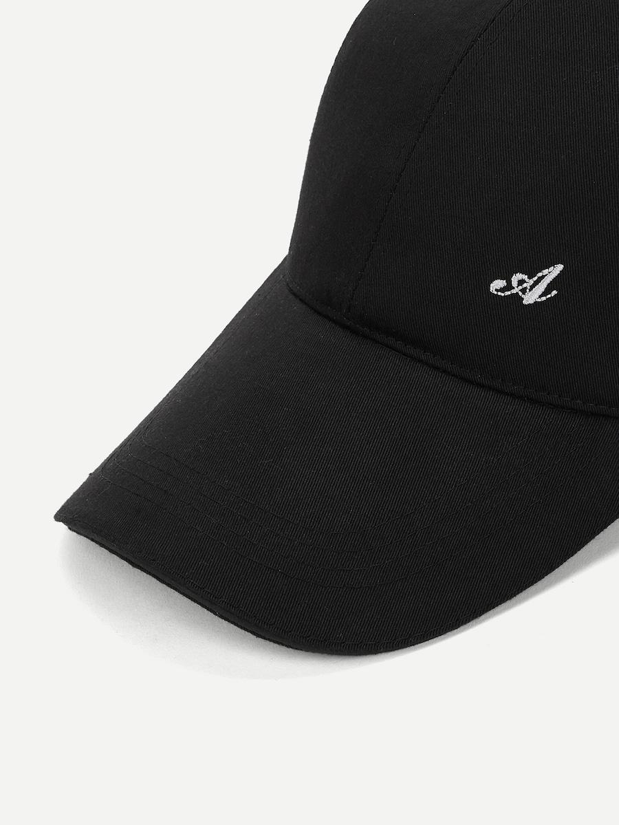 Men Embroidery Detail Baseball Cap